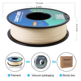 GIANTARM Wood Filament PLA,Wood PLA 3D Printer Filament,1.75mm Dimensional Accuracy +/-0.03mm,for Most 3D FDM Printer,1080 Feet per Roll,(Wood Poplar) GIANTARM