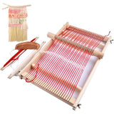 KISSBUTY Wooden Multi-Craft Weaving Loom Large Weaving Frame to Handcraft for Kids and Beginners, 9.9 by 15.7 by 1.3 Inches (Wooden) KISSBUTY