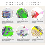 Sanjee 5D Special Shape Diamond Art Kits for Beginners, Ladybug Diamond Painting Kits for Adults, Crystal Rhinestones Diamond Painting for Home Wall Decoration Gift, 12×12inch Sanjee