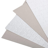 KEILEOHO 30 Sets 120 Pieces 8 x 11 inches Blank Sublimation Jigsaw Puzzles, DIY Heat Press Sublimation Puzzle Blanks, Blank Puzzle for Sublimation Blanks Heat Press Transfer Make Your Own Puzzles KEILEOHO