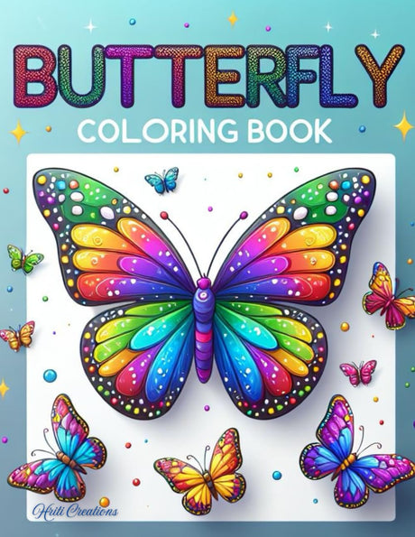 Butterfly Coloring Book for Toddlers: Big, Bold, and Beautiful Butterflies for Kids, Preschoolers & Little Hands: Fun and Easy Coloring Book with 40 ... and Imagination! (Coloring Books for Kids) Majosta