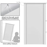 Yaheetech Nightstand with 2 Drawer and 1 Open Shelf, 29" Tall Bedside Table Wooden Flie Cabinet Telephone Table Bed Side Table with Storage for Bedroom White Yaheetech