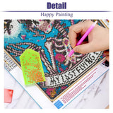 LWZAYS 6 Packs DIY Skull Diamond Painting Kits for Adults, Halloween Skull Tarot Diamond Art Kits for Beginners, Full Round Dots Diamond Arts and Crafts for Home Wall Decor Gifts(12x16 inch) LWZAYS