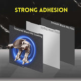 IdeaFormer-3D PEI Build Plate 256x268mm for Anycubic Kobra 3/Kobra 3 Combo, Smooth PEI+Textured PEI Spring Steel Bed Plate Excellent Adhesion 3D Printer Platform for Kobra 3 Series IdeaFormer-3D