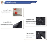 Mosquito Netting for 15FT Patio Umbrella Double-Sided, Screen Walls Zipper Double Door Black (for 15FT Umbrella) SOOSPE-MZ