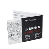 Tombow 51523 MONO Drawing Pencil Set, Assorted Degrees, 12-Pack. Professional Quality Graphite Pencil Set with Eraser and Sharpener Tombow