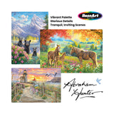 RoseArt - Abraham Hunter - Spring Mill - 2000 Piece Jigsaw Puzzle for Adults RoseArt