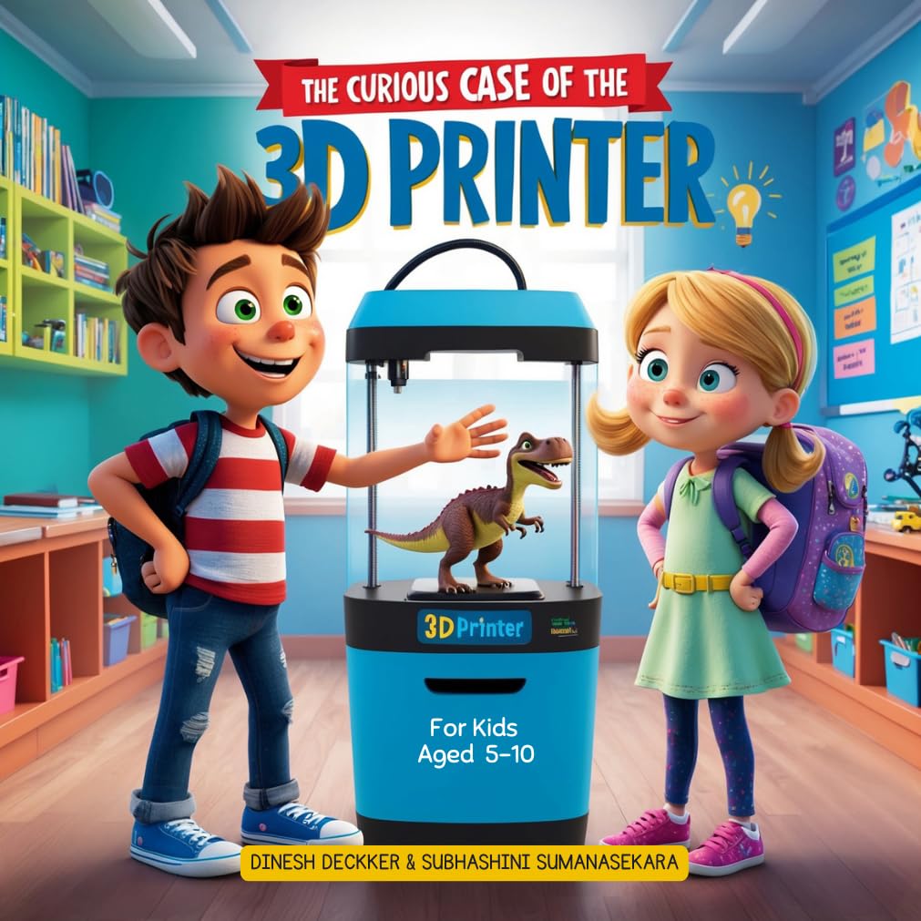 The Curious Case of the 3D Printer (Science & Technology for Kids (Ages 5-10)) - WoodArtSupply