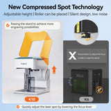 WAINLUX K10 3W Laser Engraver Machine, Mini Laser Engraving Machine for Wood Leather Silicone Paper Glass Acrylic Cloth, Grabadora Láser, Engraver Laser Class1 WAINLUXPRO