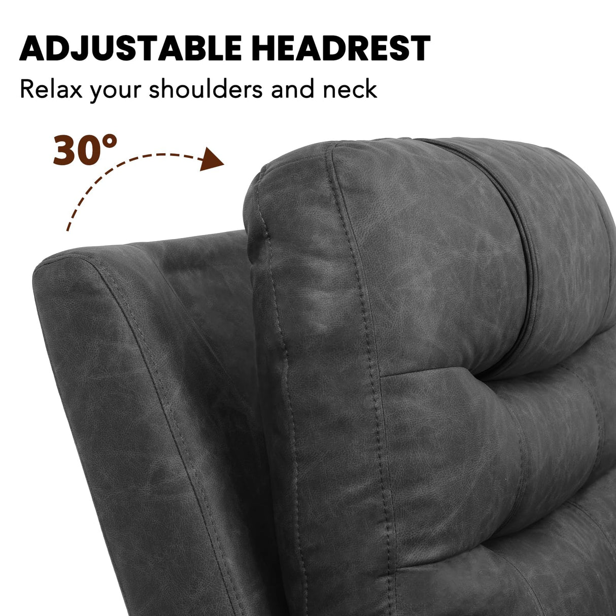 EONIX Triple Motor Lay Flat Zero Gravity Power Recliner Chair with Heating and Massage, Independent Footrest, Backrest, Headrest Adjustments, 400lbs Heavy Duty Big Man Power Recliner Chair, Black EONIX