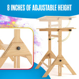 Houseables Portable Drafting Table, Artist Table, Drafting Desk, Artist Desk, Architect, Painting, Blueprint, Blue Print, Plan, Drawing, Art, Architectural, Adults, Dibujo, Wood, Adjustable, 36" x 24" Houseables