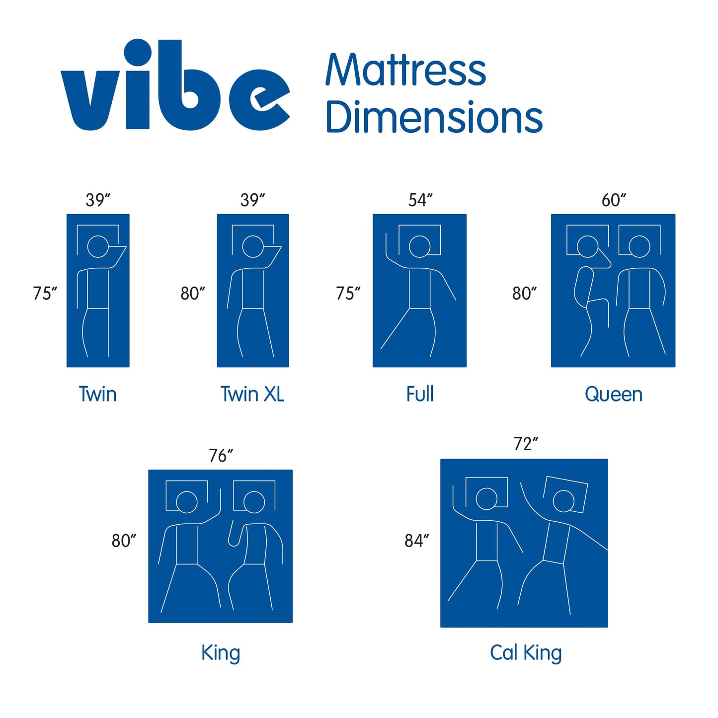 Vibe Gel Memory Foam Mattress, 12-Inch CertiPUR-US Certified Bed-in-a-Box, King, White