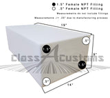 Class A Customs | T-1000-BPK| 10 Gallon Fresh Water Tank & Plumbing Kit RV Concession Class A Customs