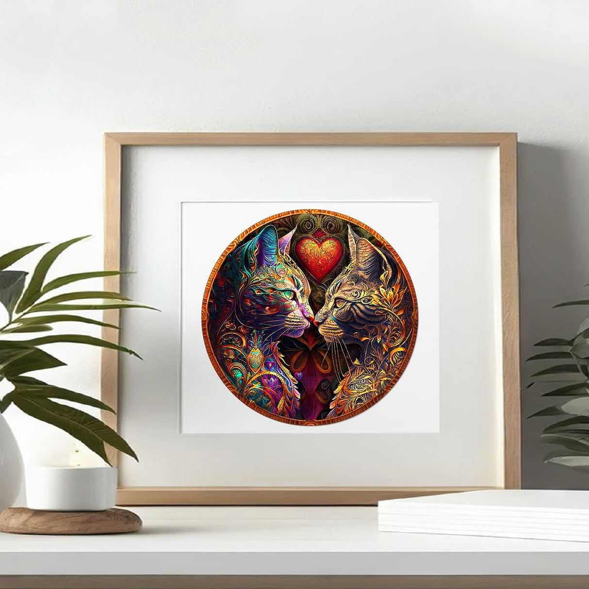 Wooden Puzzle for Adults, 200 Piece Irregular Animal Shaped Wooden Jigsaw Puzzles, Unique Puzzles for Adults, Creative Gift for Teenagers and Adults WHJSG