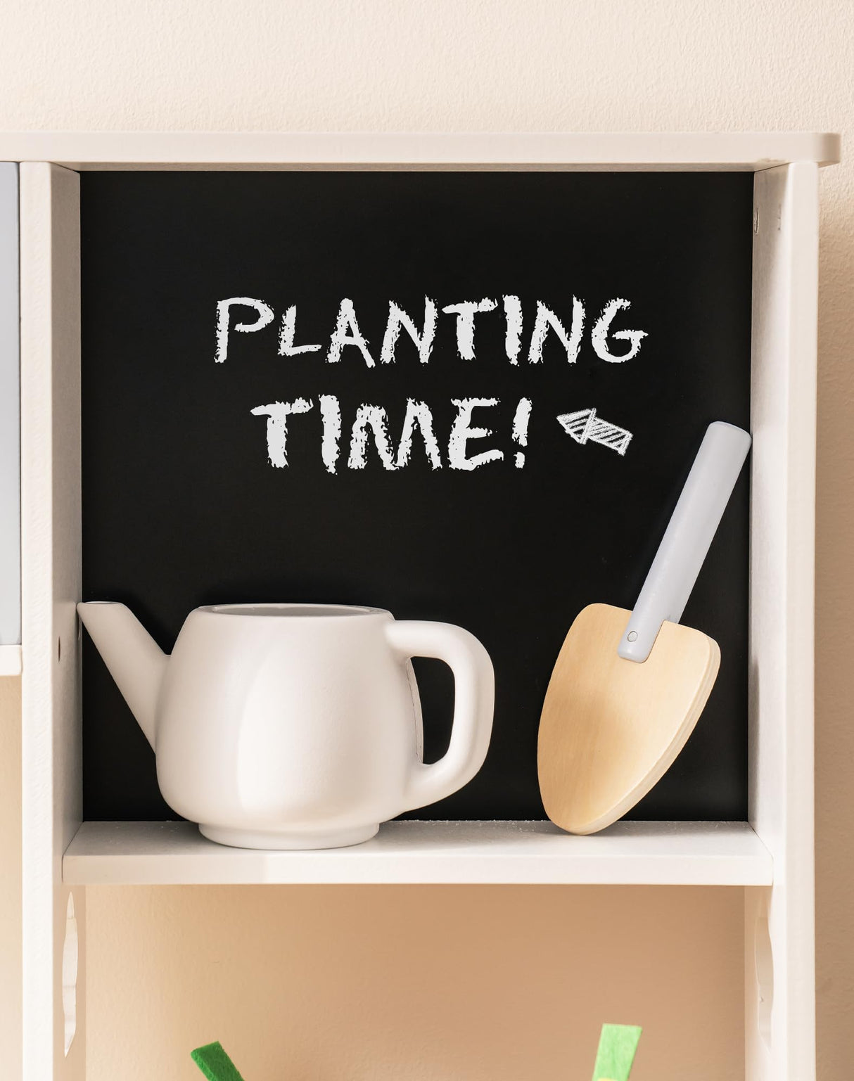 ROBOTIME Play Kitchen for Kids, Wooden Kids Play Kitchen Playset with Cutting Toy Food Set, Toaster and Toddler Gardening Sets- Toddlers Play Kitchen Gifts for Boys and Girls Ages 3+ ROBOTIME