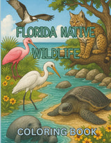 Florida Native Wildlife Coloring Book Majosta