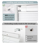 LazBlinds No Tools No Drill Cordless Cellular Shades, Top Down Bottom Up (TDBU) Honeycomb Shades for Home, Blackout Light Blocking Thermal Insulation Blinds for Windows, 34" W x 64" H, White LazBlinds