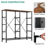 YITAHOME 8 Drawers Fabric Dresser, Furniture Storage Tower Cabinet, Organizer for Bedroom, Living Room, Hallway, Closet, Sturdy Steel Frame, Wooden Top, Easy-to-Pull Fabric Bins YITAHOME