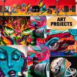 Evolve Elite 24 pack, Low Pressure - Assorted Colors - 12 oz Spray Paint Cans Generic