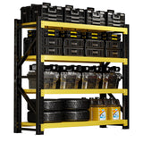 CBCNWR 3000LBS Heavy-Duty Garage Shelving, 59" W Metal Shelves, 4-Tier Adjustable Garage Shelving Units, Storage Racks for Warehouse, Workshop CBCNWR