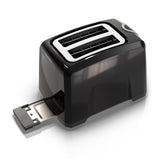 BLACK+DECKER 2-Slice Toaster, T2569B, Extra Wide Slots, 6 Shade Settings, 850 Watts, Crub Tray, Cancel Button BLACK+DECKER