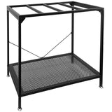 tongmo 40 Gallon Fish Tank Stand, 2 Stands Metal Aquarium Stand, Aquarium Turtle Tank (40 Gallon-Black) tongmo