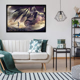 Ingooood- Jigsaw Puzzle 1000 Pieces for Adult- Fantasy Series- Dragon Series Puzzles Entertainment Wooden Puzzles Toys (Green Dragon) Ingooood