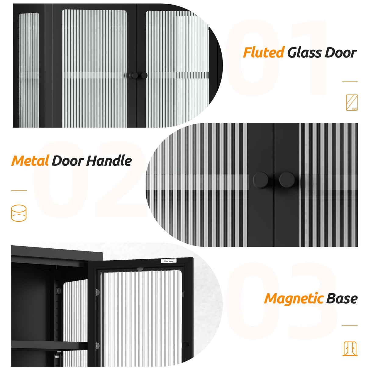 Qiaoxuan Bathroom Wall Cabinet, Over The Toilet Space Saver Storage Cabinet, Medicine Cabinet with 2 Glass Door and Towel Bar, Metal Wall Mounted Cabinet for Bathroom Laundry Room Kitchen Qiaoxuan