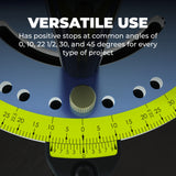 Kreg KMS7102 Table Saw Precision Miter Gauge System - Factory Calibrated - With Miter Gauge Fence & Bar - Miter Gauge for Table Saw KREG