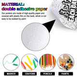 Geyoga 48 Pcs Mandala Coloring Cardstock for Adult Bulk Mandala Patterns Coloring Posters Cards 11 x 8.26'' Inspirational Positive Stress Relieving Activity for Kids Craft Geyoga