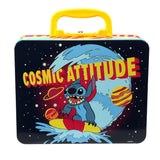 Stitch Tin Lunch Box Puzzle Bundle - Lilo and Stitch Lunchbox with Stitch Puzzle 48 Piece for Kids Plus Tattoos, Sticker Activity Book, More | Stitch School Supplies Set Disney