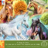 Ceaco - A Season for Horses - 500 Piece Jigsaw Puzzle Ceaco