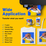 Sublimation Paper Heat Transfer Paper 100 Sheets 8.5" x 11" 125 gsm for Any Epson Sawgrass Ricoh Inkjet Printer with Sublimation Ink for DIY T shirt Mugs Printers Jack