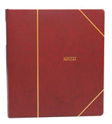 Corpkit 3-Ring VP Binder - Heavy Duty, Imitation Leather Minute Book, Optional Gold Stamping with Corporate or Company Records (Burgundy) Corpkit Legal Supplies