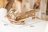 Wood Trick Bullet Boltcaster Crossbow 3D Wooden Puzzles for Adults and Kids to Build - Shoots up to 32 ft - Wooden Models Engineering DIY Project Mechanical 3D Puzzles Model Kits for Adults Wood Trick