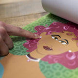 Bendon Create-A-Face Sticker Pad (Princess) Bendon