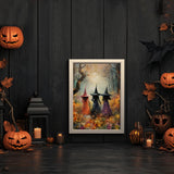Halloween Paint by Numbers Kit for Adults Beginner, Fall Paint by Number Halloween, Painting by Numbers, Easy DIY Crafts for Gift Home Wall Decor 16x20inch hkejoi