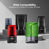 ELEGOO Water Washable ABS-Like 3D Printer Resin, High Durability and Toughness, Low Odor, Wide Compatibility for Mars Saturn Jupiter MSLA DLP LCD 3D Printing, White 1000g ELEGOO