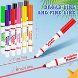 Janlaugh 22 Pcs Ocean Animals Ceramic Painting Kit with 10 Washable Markers Sea DIY Animals Ceramic Figurines to Paint, Paint Your Own Dolphin Octopus Turtle Starfish Seal Whale Toy Crafts for Kid Janlaugh