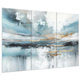 Art Acoustic Panels, 6 Pack Self-Adhesive Large Wall Art Paintings for Wall Decoration, Sound Absorbing Panels for Recording Studio, Living room and Bedroom, 72×48 inch (Lake of the Sky) JBER