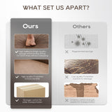 COLAMY 95" Oversized PU Leather Sofa, Comfy Sofa Couch with Extra Deep Seats, Wide Arm, Down Filled 3-Seater Modern Sofa for Living Room, Apartment Lounge-WolfGrey COLAMY