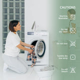 Premium Waterproof Mattress Protector Full Size, Breathable Bed Cover 3D Air Fabric Cooling Mattress Pad Cover Smooth Soft Noiseless Washable, 8''-21'' Deep Pocket (White) GOPOONY