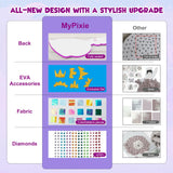 MyPixie Poke Art Kits for Girls, Arts and Crafts for Kids 4-8, DIY Creative Activity Toys, Birthday Gifts for Girls 4 5 6 7 8 9 10 (Princess) MyPixie