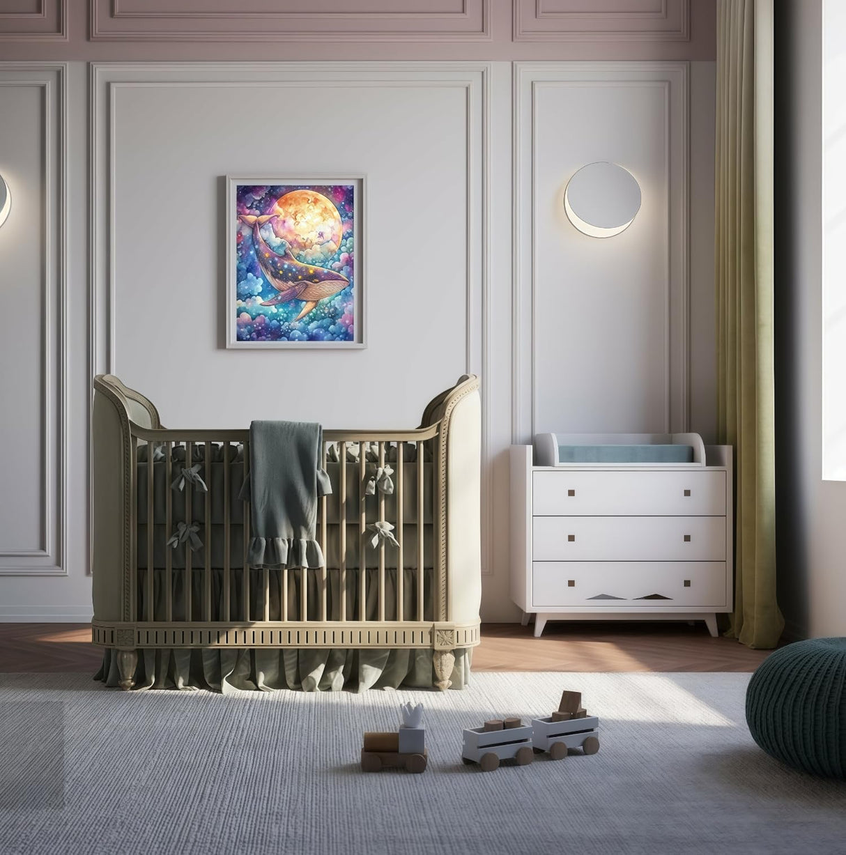 BYGFHLYW 5D Diamond Art Kits for Adults Beginner, Animals Whale Adult Diamond Painting Kits, DIY Full Drill Round Paint by Diamonds Diamond Dot for Home Wall Decor 12x16inch BYGFHLYW