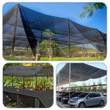 LOVE STORY 10x15FT 55% Black Shade Cloth Sun Shade Net UV Resistant Mesh Tarp Plant Cover Sunblock Net for Garden,Greenhouse,Vegetables,Flowers LOVE STORY
