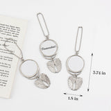 Framendino, 5 Pack Silver Angel Wings Car Hanging Ornament Personalized Car Mirror Hanging Accessories Blank Heat Transfer Photo Frame Keychain for DIY Crafting Framendino