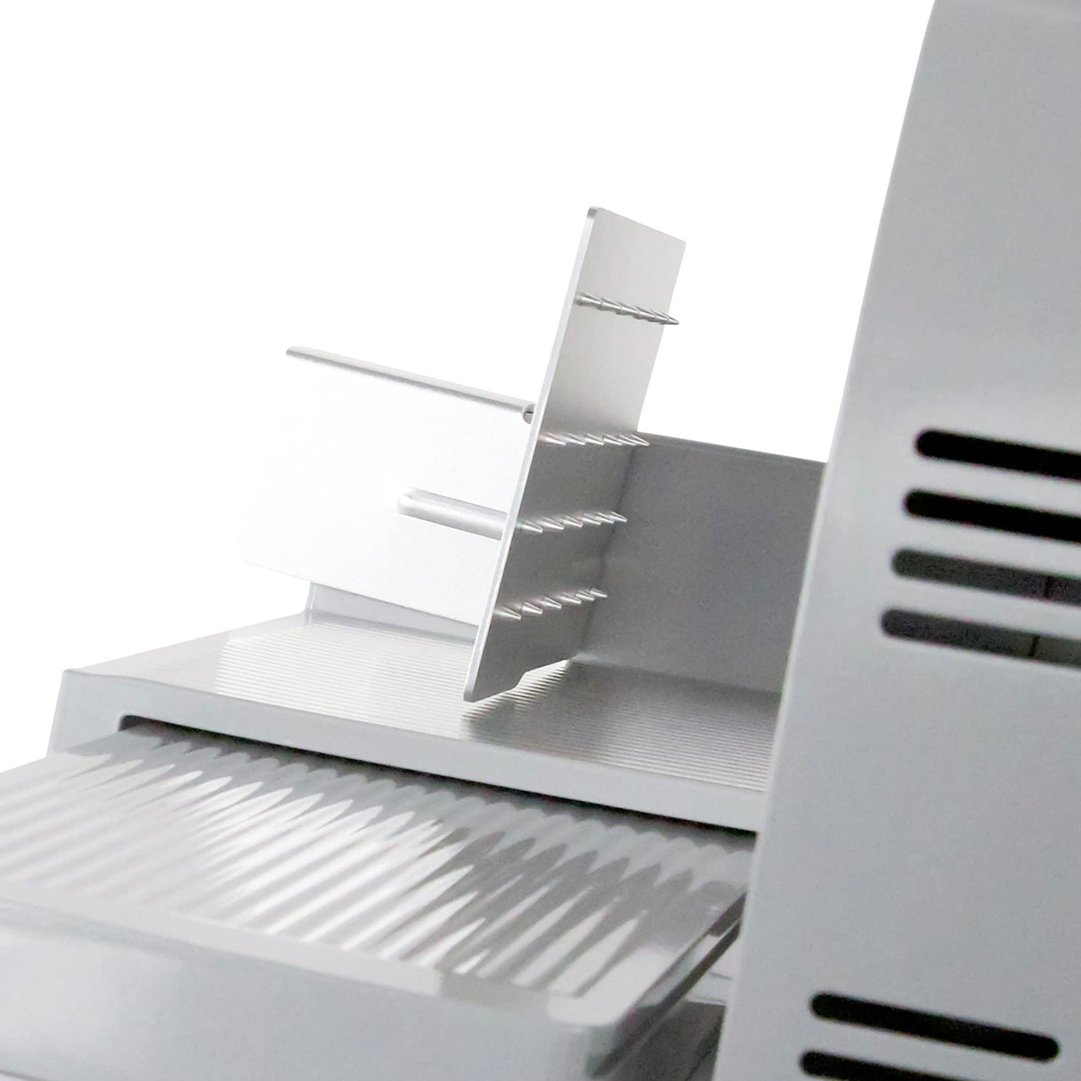 Chef's Choice 665 Professional Electric Food and Meat Slicer with Stainless Steel Serrated Blade Features Slice Thickness Control NSF Certified, 8.5-Inch, Gray Chef'sChoice