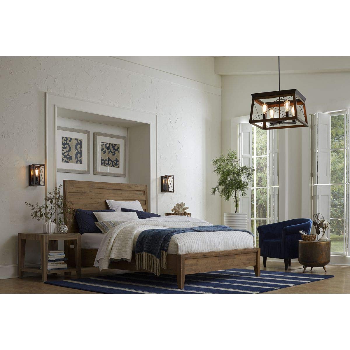 Progress Lighting P710012-020 Briarwood Antique Bronze One-Light Wall Sconce, Architectural Progress Lighting