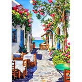 Paint by Numbers Kit for Adults - Scenery Paint by Numbers on Canvas for Beginners, DIY Acrylic Simple Landscape Paint by Number for Gift Home Wall Decor 16x20 Inch AALBLAC