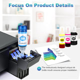 ET-4760 Ink for Epson 502 Compatible Ink Refill Bottle Replacement for Epson 502 T502 Refill Ink use for ET-4750 ET-2850 ET-3850 ET-2700 ET-2760 ET-4760 ET-3760 ET-3700 ET-3750 Printer (4 Pack) Sutuink